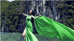 Người đẹp L&#226;m Thu Hồng quảng b&#225; Vịnh Hạ Long tại Hoa hậu Ho&#224;n cầu 2022