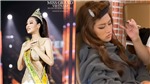 Loạt ảnh Hoa hậu Thi&#234;n &#194;n ngủ gật l&#250;c trang điểm khiến d&#226;n t&#236;nh x&#243;t xa