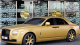 Rolls-Royce Ghost mạ v&#224;ng ở Dubai