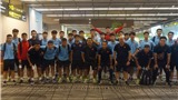 U19 Việt Nam về nước sau tấm HCĐ Đ&#244;ng Nam &#193;