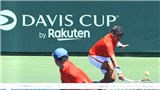 L&#253; Ho&#224;ng Nam c&#249;ng quần vợt Việt Nam thất bại ở Davis Cup