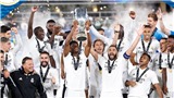 Real Madrid 2-0 Frankfurt: Benzema, Alaba lập c&#244;ng, Real lần thứ 5 đoạt si&#234;u c&#250;p Ch&#226;u &#194;u