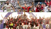 Cực chất h&#236;nh ảnh Ibrahimovic h&#250;t x&#236; g&#224;, ăn mừng chức v&#244; địch của Milan
