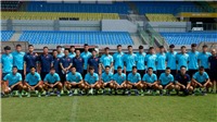 U19 Việt Nam hủy tập GYM, tham quan s&#226;n thi đấu ch&#237;nh thức