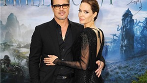 Brad Pitt chia vui c&#249;ng Angelina Jolie trong lễ c&#244;ng chiếu &#39;Maleficent&#39;