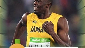 Usain Bolt h&#244;n đường chạy, &#39;selfie&#39; với CĐV sau khi gi&#224;nh HCV 200m