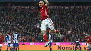 Robben trở lại v&#224; lập tức ghi b&#224;n, Bayern Munich vẫn to&#224;n thắng