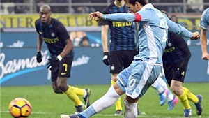 Inter 1-2 Lazio: Đứt mạch to&#224;n thắng, Inter bị loại khỏi Coppa Italia