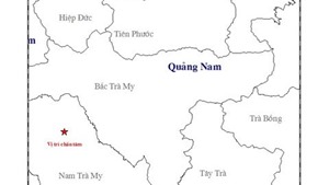 Th&#244;ng tin ch&#237;nh thức về trận động đất ở huyện Nam Tr&#224; My, Quảng Nam