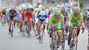 Chặng 4 cuộc đua xe đạp Xuy&#234;n Việt 2014 : Th&#224;nh T&#226;m về Nhất trong t&#237;ch tắc