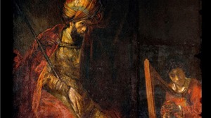 Tranh ‘Saul and David’ ch&#237;nh thức được x&#225;c nhận của Rembrandt 