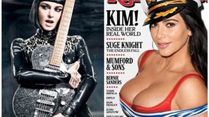 Ảnh b&#236;a Kim Kardashian hở ngực khiến Rolling Stone bị tẩy chay