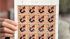 Ngắm bộ tem Tết năm Khỉ độc đ&#225;o của Trung Quốc