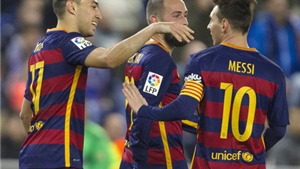 Espanyol 0-2 Barcelona (1-6): Messi kiến tạo, Munir lập c&#250; đ&#250;p, Barca lọt v&#224;o Tứ kết