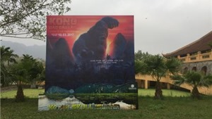 H&#236;nh ảnh ‘Kong’ xuất hiện tại nơi đo&#224;n phim &#39;Kong: Skull Island&#39; nghỉ ở Ninh B&#236;nh