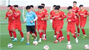 AFF Cup 2021: Hết chấn thương, tuyển thủ Việt Nam sung sức tập luyện