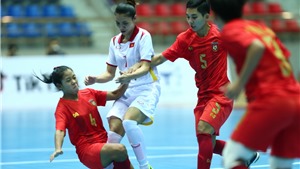 Futsal nữ Việt Nam vượt  qua Th&#225;i Lan