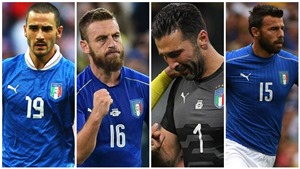 Italy lỡ World Cup, h&#224;ng loạt ng&#244;i sao chia tay đội tuyển
