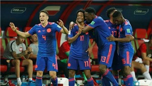Ba Lan 0-3 Colombia: Cửa đi tiếp mở toang với Colombia