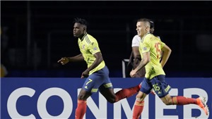 VIDEO Colombia 1-0 Qatar: James Rodriguez, Zapata tỏa s&#225;ng cuối trận, Colombia sớm v&#224;o tứ kết