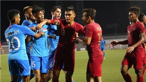 Cầu thủ U22 Indonesia v&#224; U22 Singapore ẩu đả dữ dội tại SEA Games 30