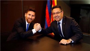 Barcelona: C&#225;c sếp Barca muốn tr&#243;i Messi tới tận năm 2023