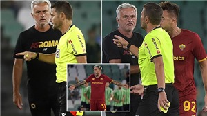 Mourinho v&#224; 3 cầu thủ Roma bị đu&#244;̉i trong một trận giao hữu 