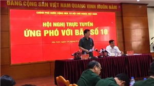 Ph&#243; Thủ tướng Trịnh Đ&#236;nh Dũng chỉ đạo họp khẩn cấp ứng ph&#243; với cơn b&#227;o số 10