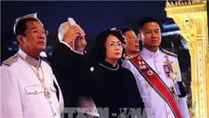 Ph&#243; Chủ tịch nước Đặng Thị Ngọc Thịnh dự Lễ hỏa t&#225;ng cố Nh&#224; Vua Th&#225;i Lan Bhumibol Adulyadej