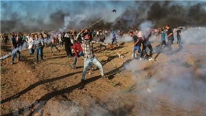  Qu&#226;n đội Israel lại nổ s&#250;ng v&#224;o người biểu t&#236;nh Palestine 