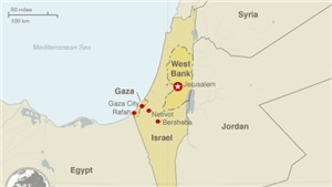 Israel kh&#244;ng k&#237;ch Gaza đ&#225;p trả vụ bắn rocket v&#224;o Tel Aviv