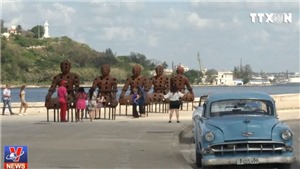VIDEO: Havana biến phố đi bộ th&#224;nh bảo t&#224;ng 3D