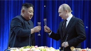 Nh&#224; l&#227;nh đạo Kim Jong-un mời Tổng thống Vladimir Putin thăm Triều Ti&#234;n