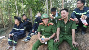 H&#224; Tĩnh: Cơ bản khống chế được đ&#225;m ch&#225;y rừng ở Hương Sơn