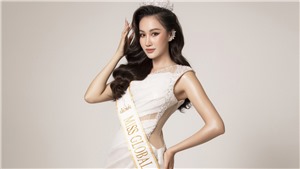 Hoa kh&#244;i Đo&#224;n Hồng Trang dự thi Miss Global 2022
