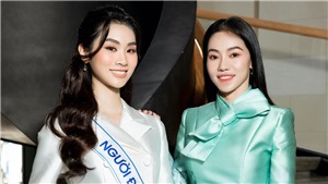 Miss World Vietnam 2022: Người đẹp Bản lĩnh Nguyễn Th&#249;y Linh chung khung h&#236;nh với Chủ tịch Phạm Kim Dung 