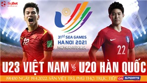 VIDEO U23 Việt Nam vs U20 H&#224;n Quốc: Trực tiếp b&#243;ng đ&#225; Việt Nam h&#244;m nay