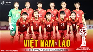 VIDEO Nữ Việt Nam vs L&#224;o: VTV6 trực tiếp b&#243;ng đ&#225;, dự đo&#225;n b&#243;ng đ&#225; nữ Đ&#244;ng Nam Á (18h00, 9/7)