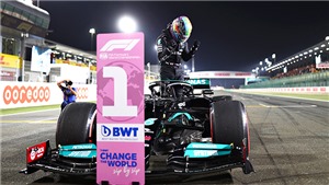 Chặng Qatar Grand Prix: Verstappen giờ chỉ hơn Hamilton đ&#250;ng 8 điểm
