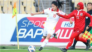 B&#243;ng đ&#225; nữ Việt Nam tiến gần giấc mơ World Cup