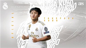 Real Madrid: Thần đồng b&#243;ng đ&#225; Nhật Bản Takefusa Kubo gia nhập Real