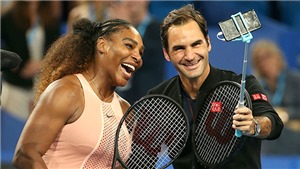 Roger Federer lần đầu so t&#224;i c&#249;ng… Serena Williams: Phấn kh&#237;ch v&#224; tiếc nuối
