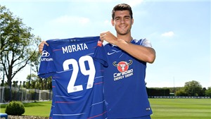 Chelsea: Alvaro Morata đổi số &#225;o, nhưng vẫn chưa đổi vận