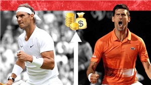 Top 5 tay vợt gi&#224;nh nhiều tiền thưởng nhất ATP Tour: Nadal hay Djokovic l&#224; số một?