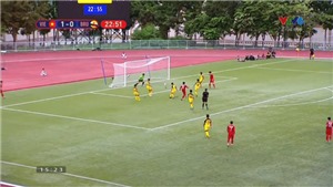 VIDEO: &#39;X&#226;u kim&#39; hậu vệ Brunei, Đức Chinh l&#226;̣p cú đúp cho U22 Việt Nam