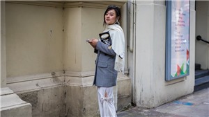 C&#225;c fashionista thi nhau diện hoạ tiết n&#224;y tr&#234;n đường phố London 