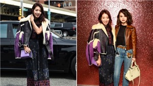 Park Shin Hye với street style cực chất trong Tuần lễ thời trang New York