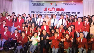Đo&#224;n thể thao người khuyết tật Việt Nam đặt mục ti&#234;u 9 HCV Đại hội ch&#226;u &#193;