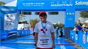 &#212;ng Đo&#224;n Ngọc Hải chinh phục giải Marathon HCMC 2021