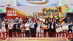 Th&#225;i Sơn Nam đăng quang lần thứ 11 tại giải futsal VĐQG